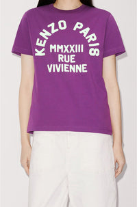 T-shirt loose Kenzo Rue Vivienne - Purple