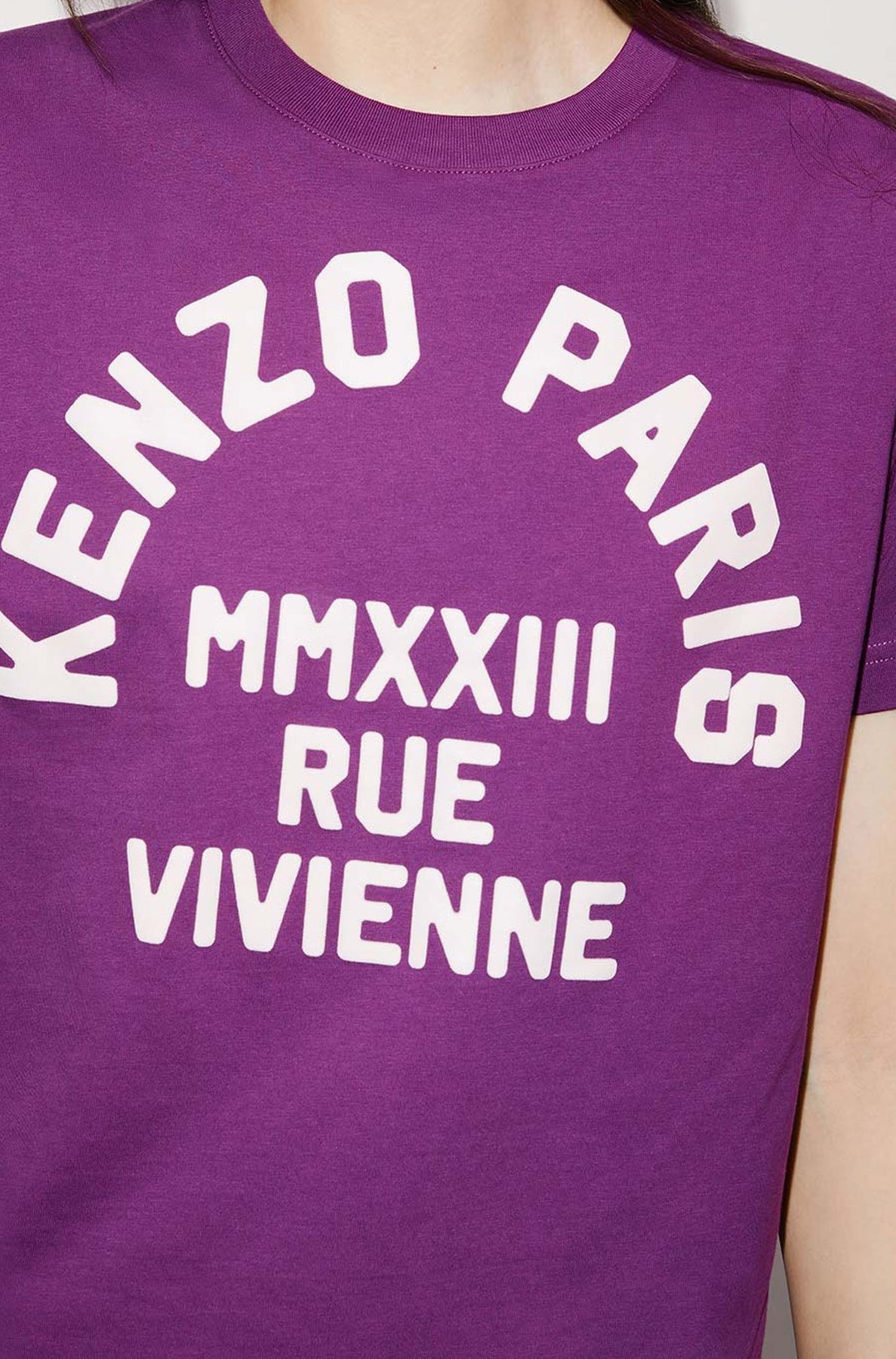 T-shirt loose Kenzo Rue Vivienne - Purple