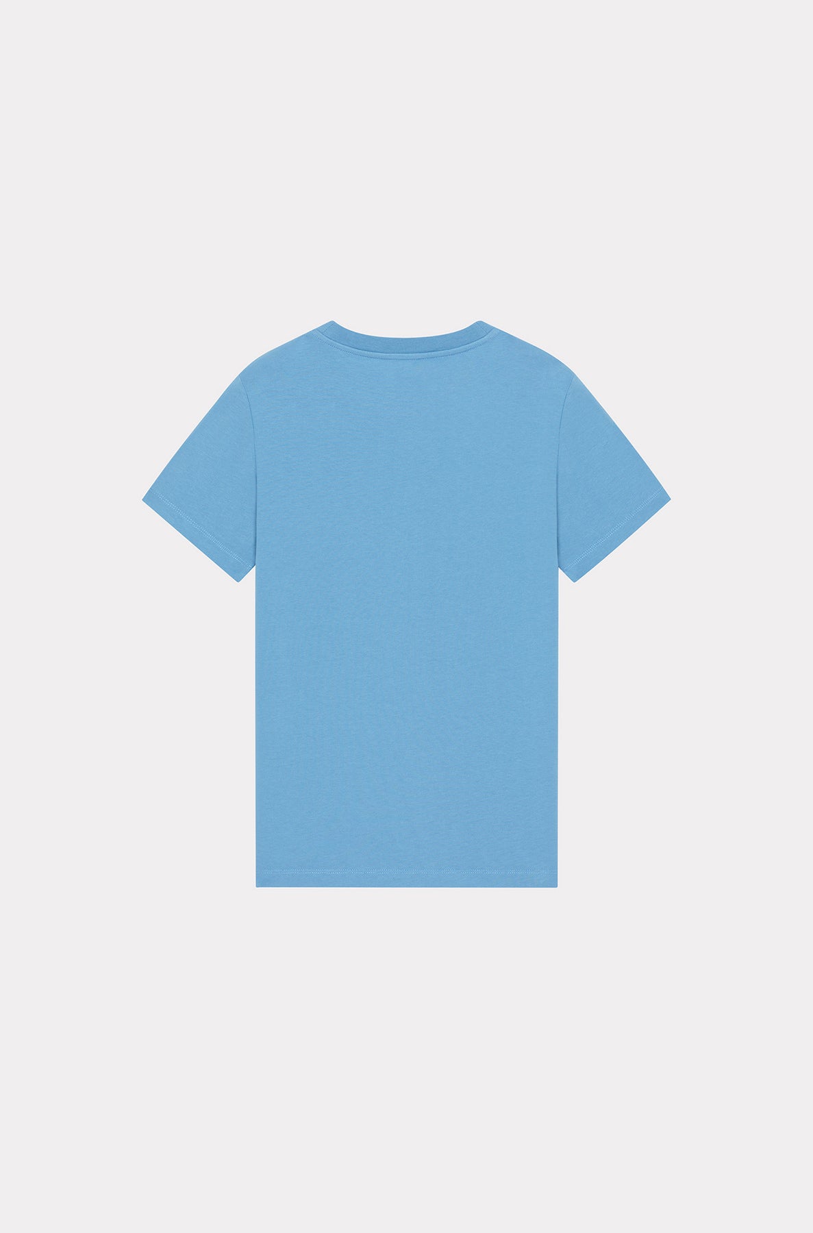 T-shirt with floral print - Cyan