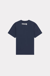 T-shirt oversize Boke Flower 2 - Midnight Blue