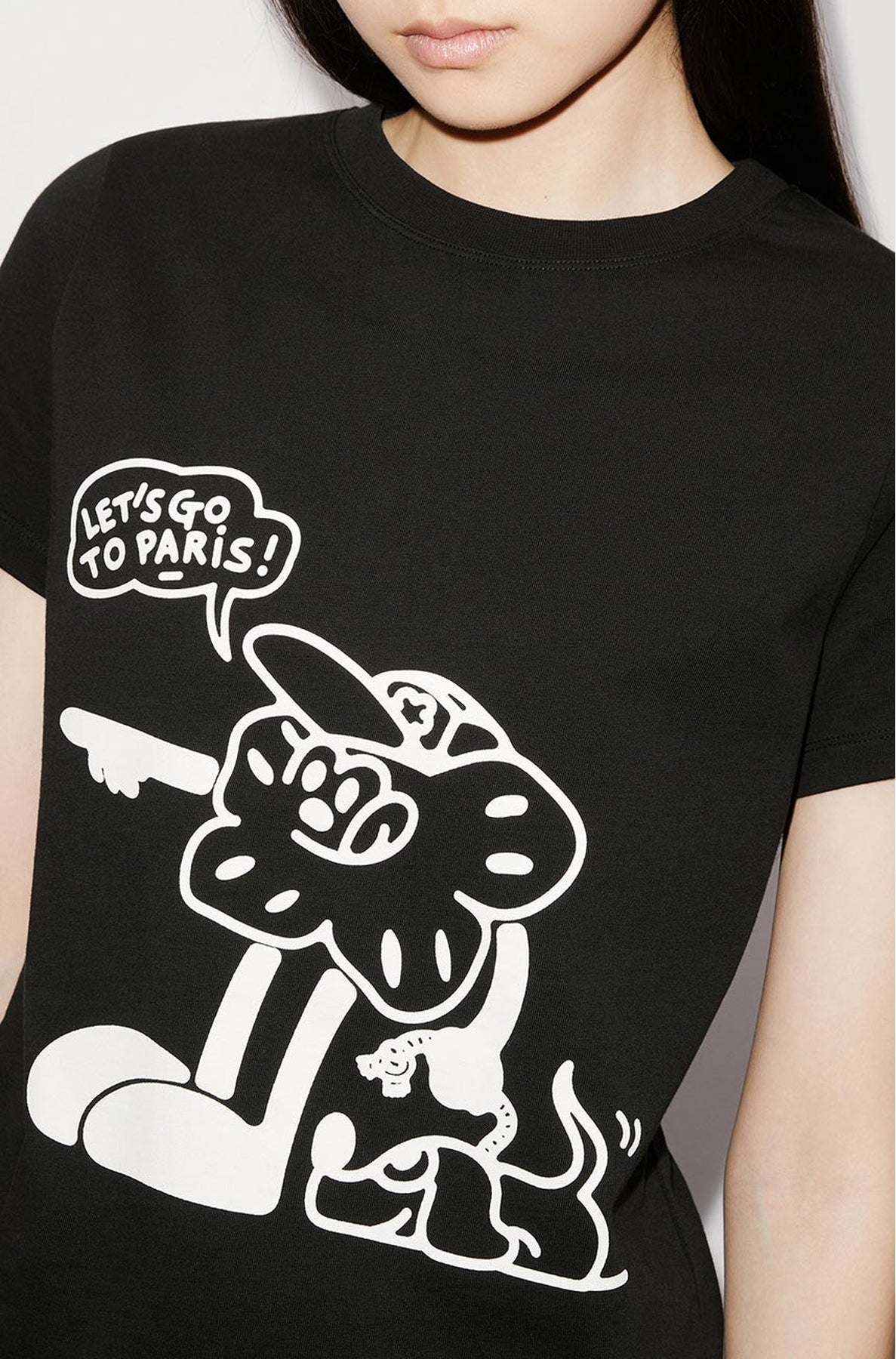 T-shirt "Boke Boy Travels" - Black
