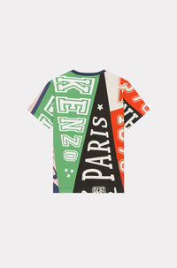 T-shirt loose "Kenzo Flag" - Multicolor