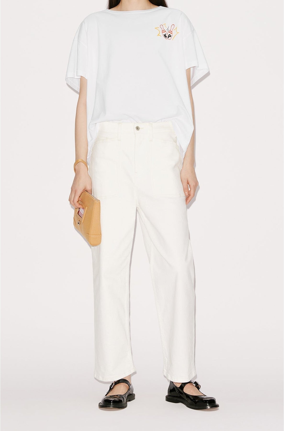 T-shirt Kenzo Bowling - Off White