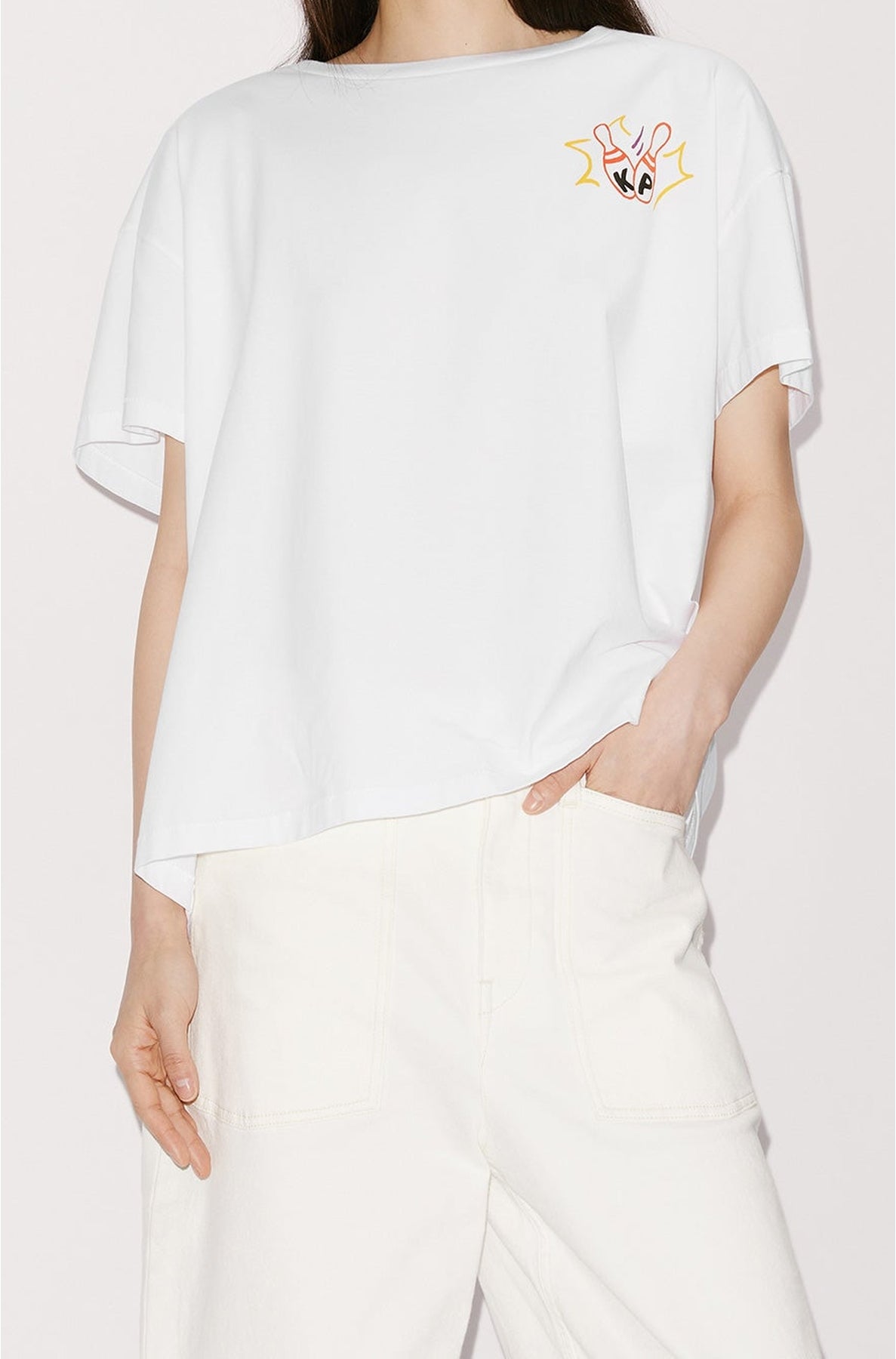 T-shirt Kenzo Bowling - Off White