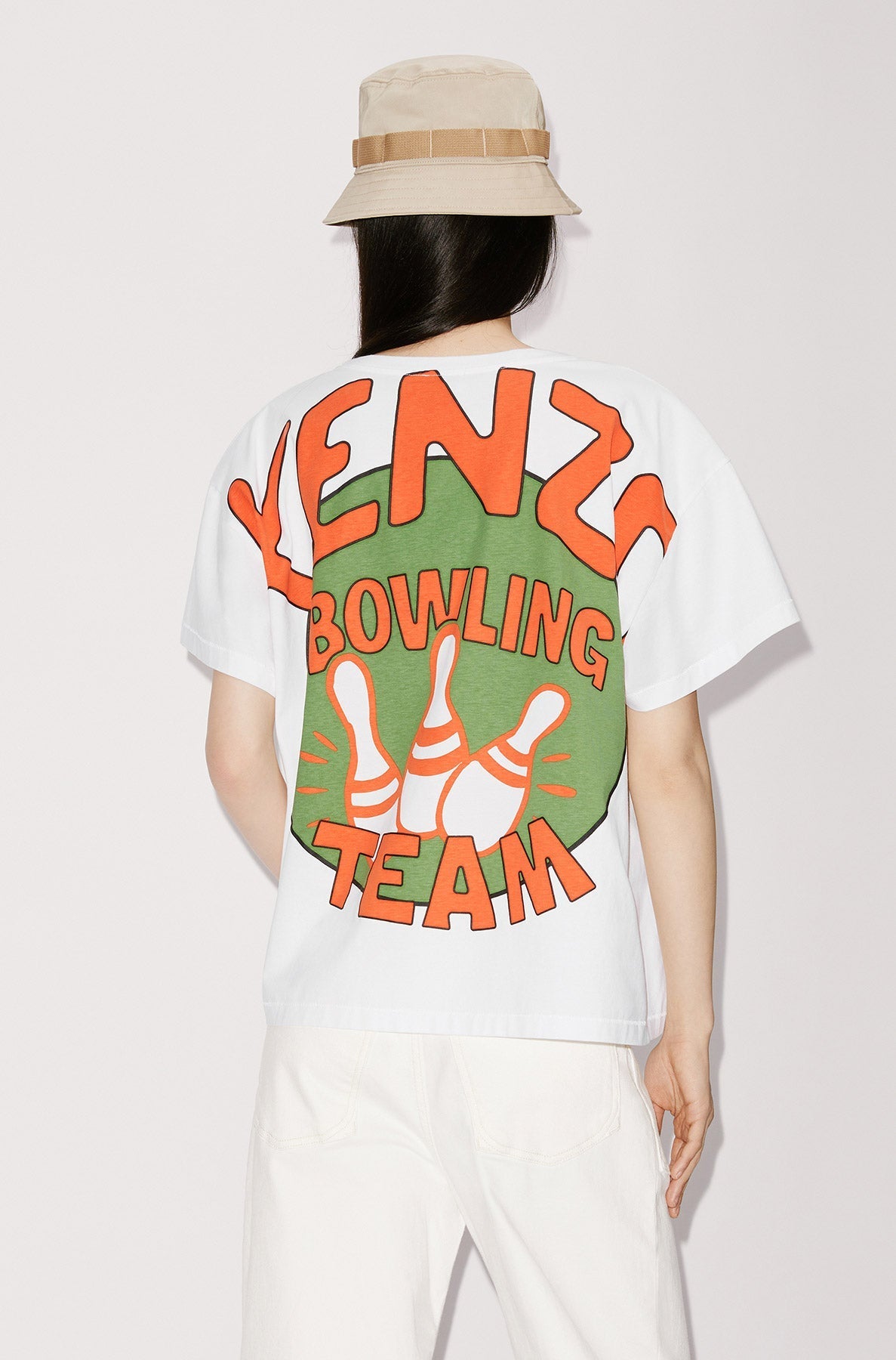 T-shirt Kenzo Bowling - Off White
