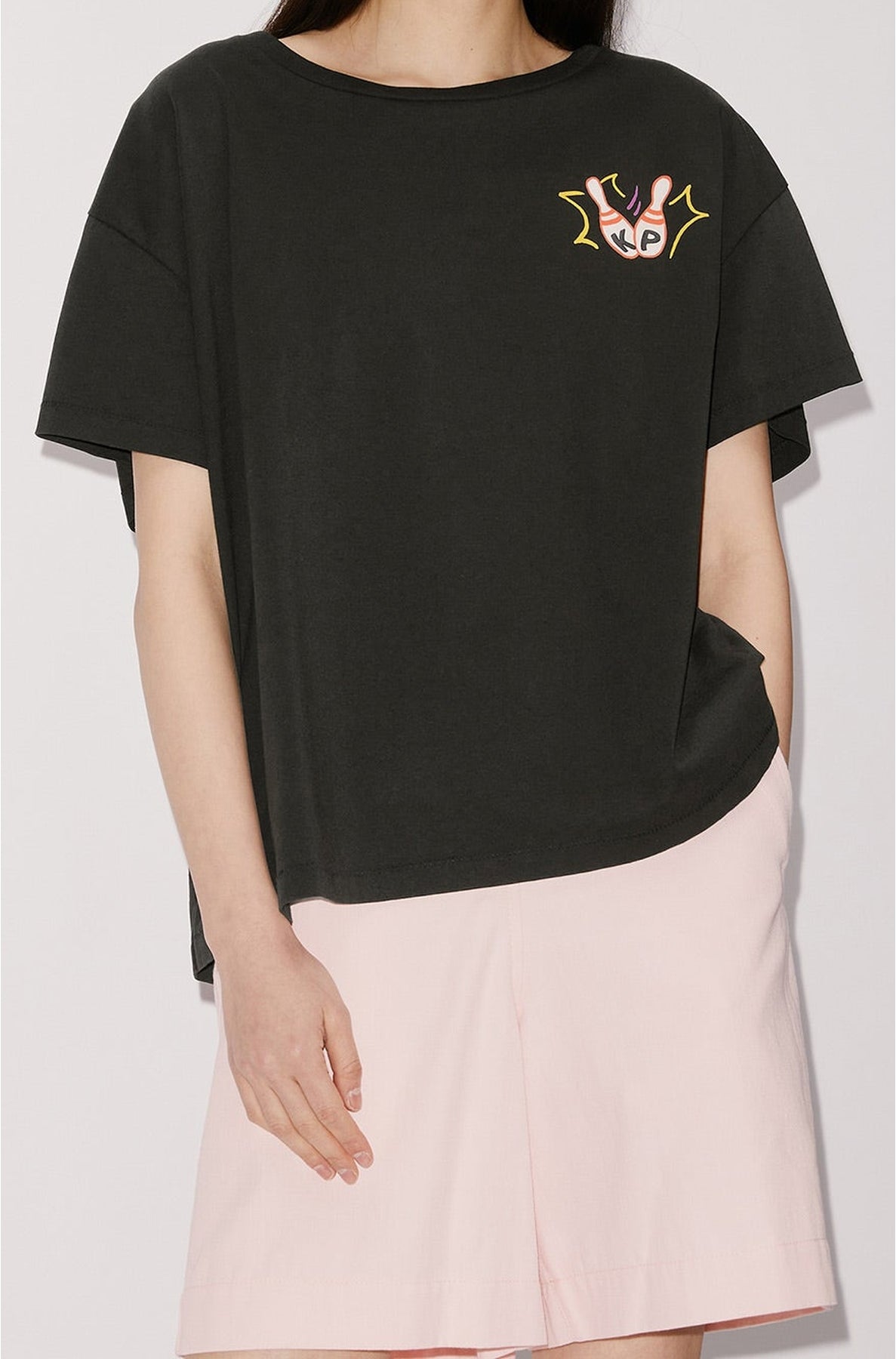 T-shirt Kenzo Bowling - Black