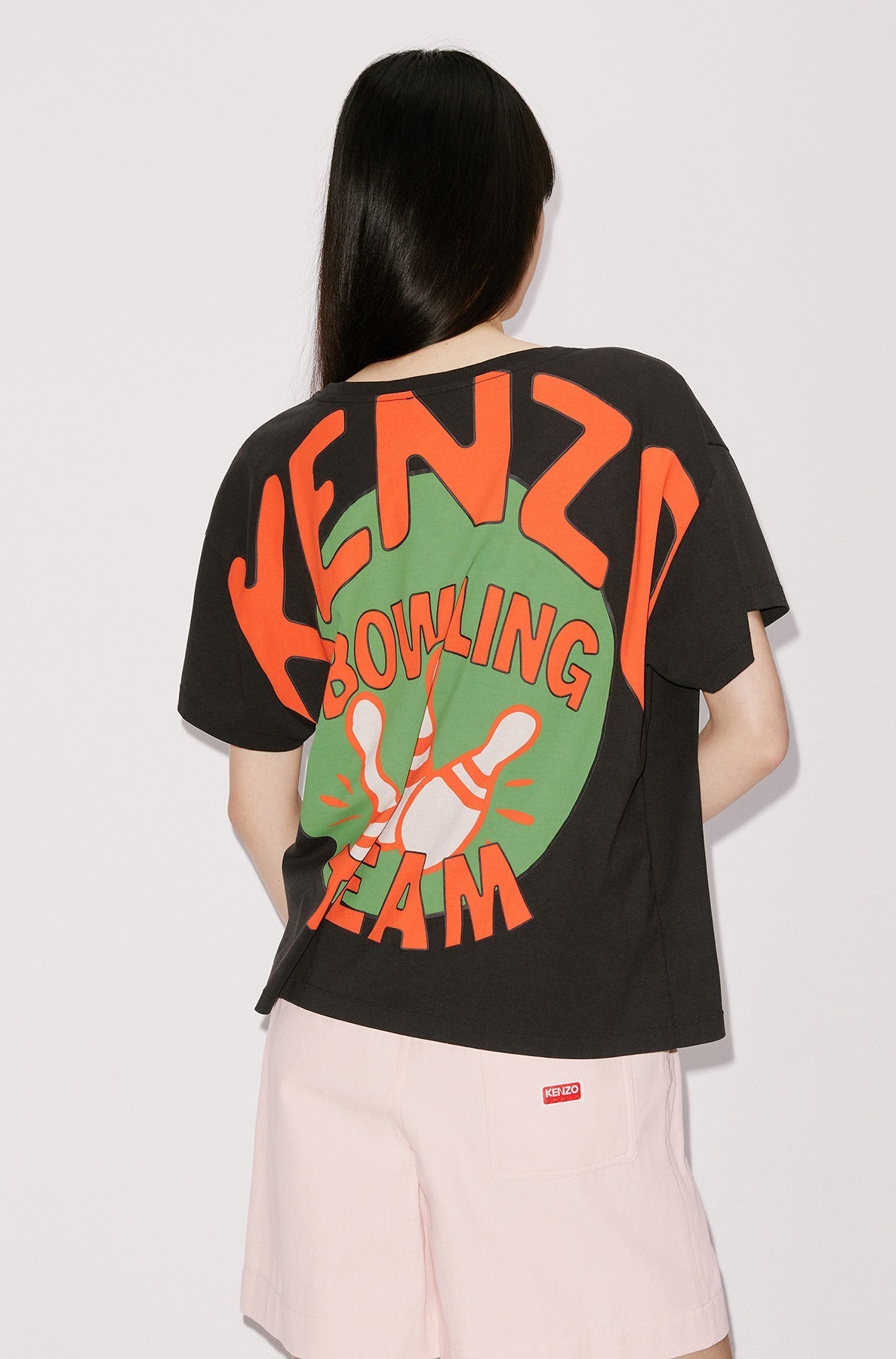 T-shirt Kenzo Bowling - Black