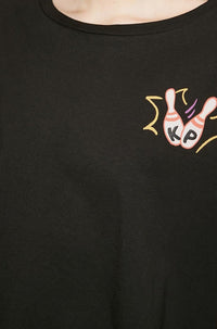 T-shirt Kenzo Bowling - Black
