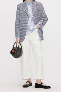 Blazer oversize vichy - Midnight Blue
