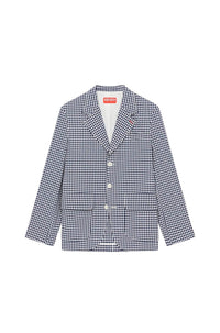 Blazer oversize vichy - Midnight Blue
