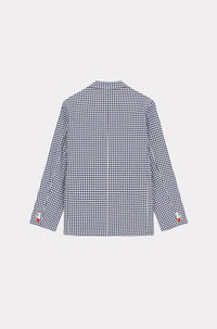 Blazer oversize vichy - Midnight Blue