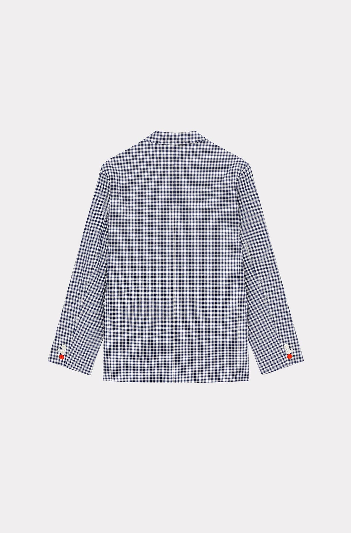 Blazer oversize vichy - Midnight Blue