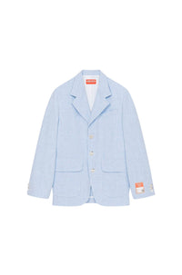 Blazer oversize en lin - Sky Blue