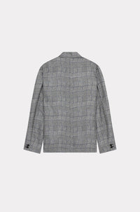 Wavy Check oversize blazer - Black