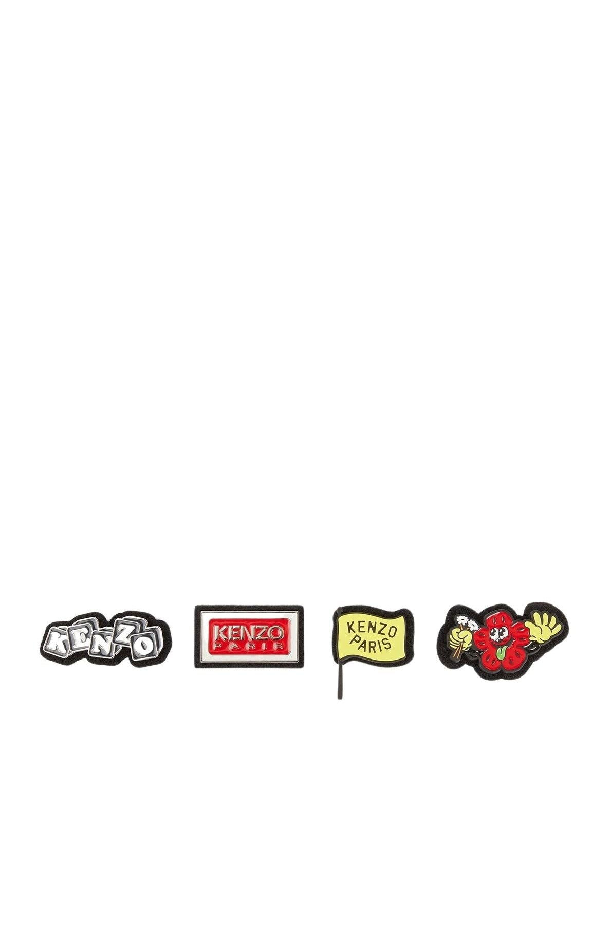 Lot de 3 badges Kenzo Stamp - Multicolor