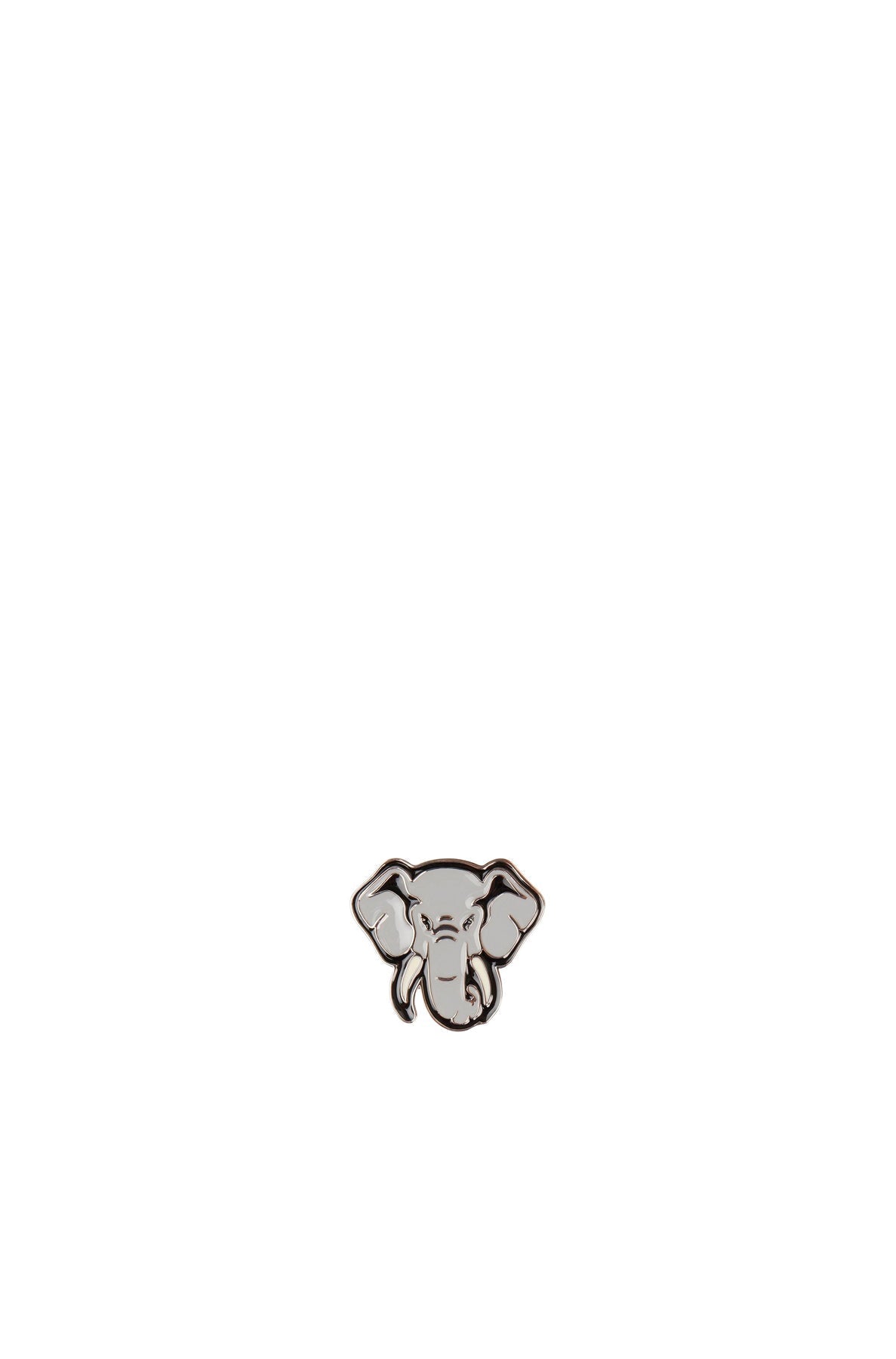Bague réglable en forme d"éléphant en laiton - Middle Grey