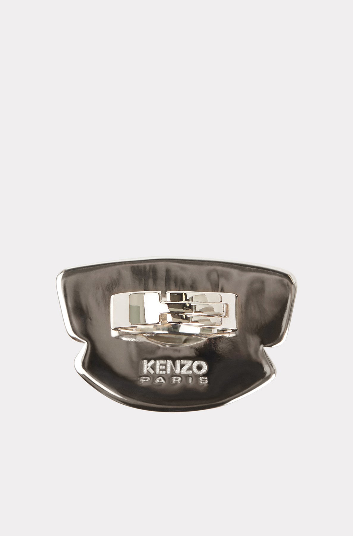 Bague "Kenzo Paris" en laiton - Black