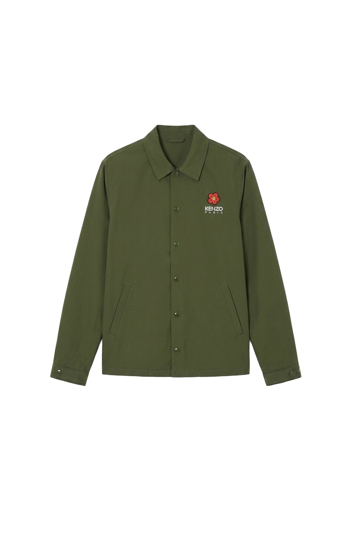 Boke Flower Coach Jacket - Dark Khaki