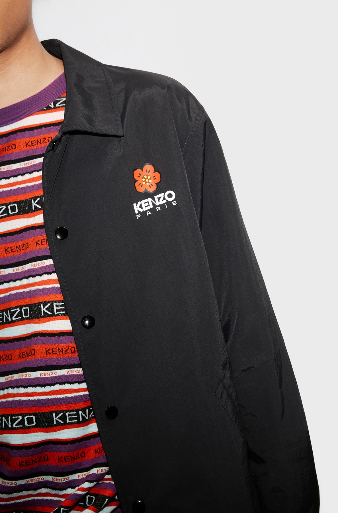 Boke Placed Light Coach Jacket