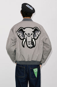 Kenzo Elephant Bomber - Middle Grey