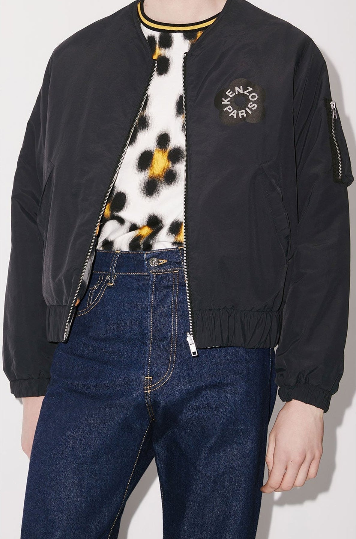 Bomber réversible Hana Leopard - Black