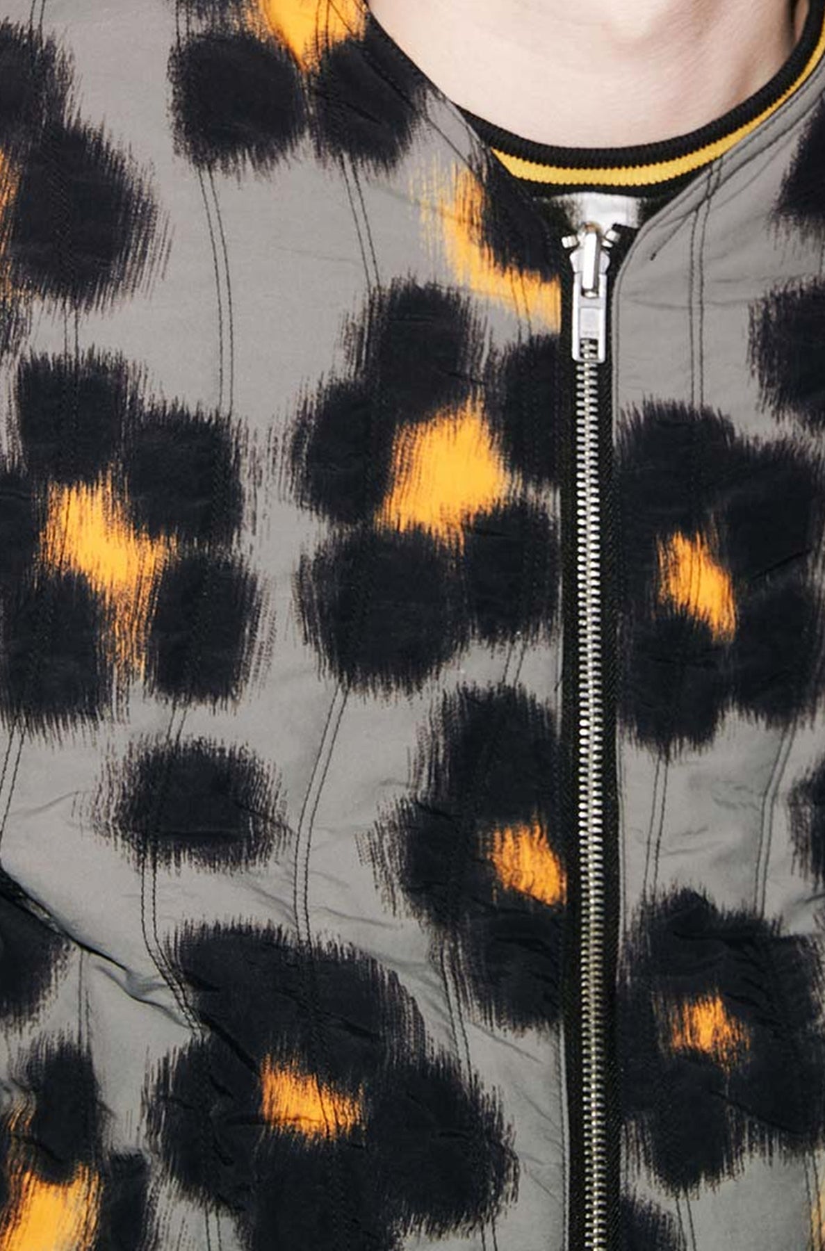 Bomber réversible Hana Leopard - Black