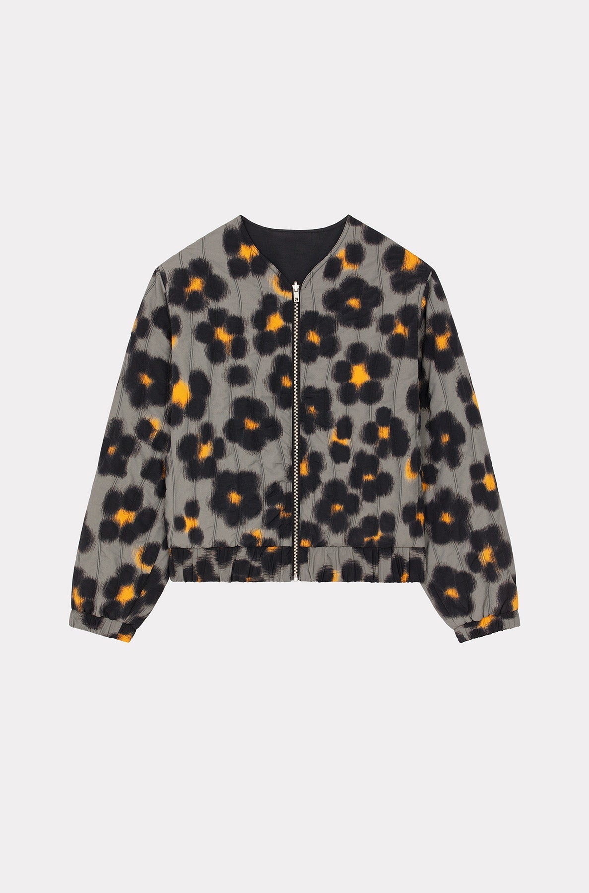 Bomber réversible Hana Leopard - Black