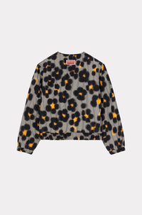 Bomber réversible Hana Leopard - Black