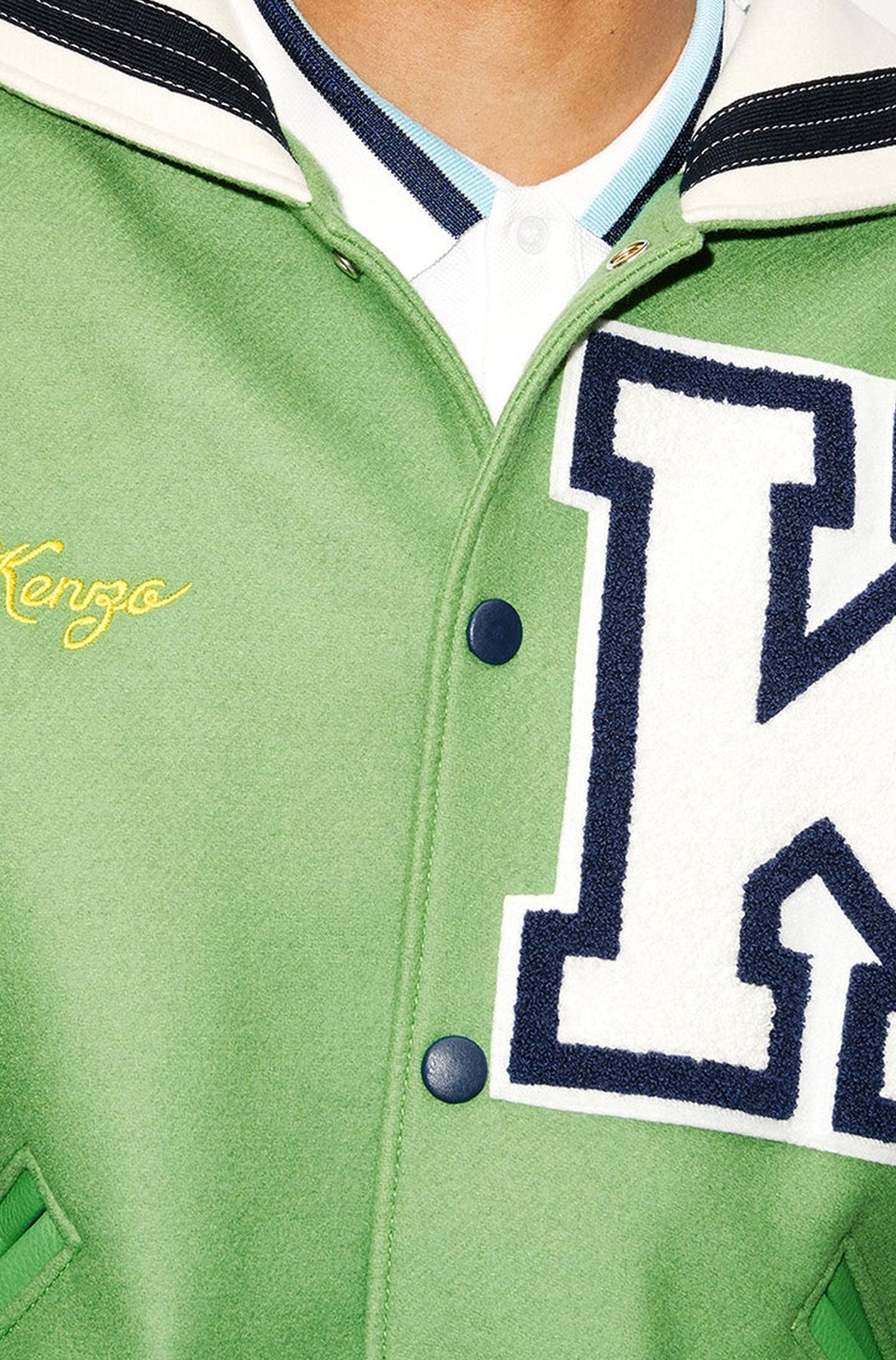 Veste Sailor Varsity en laine - Grass Green