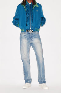 Blouson Harrington Kenzo Pixel - Duck Blue
