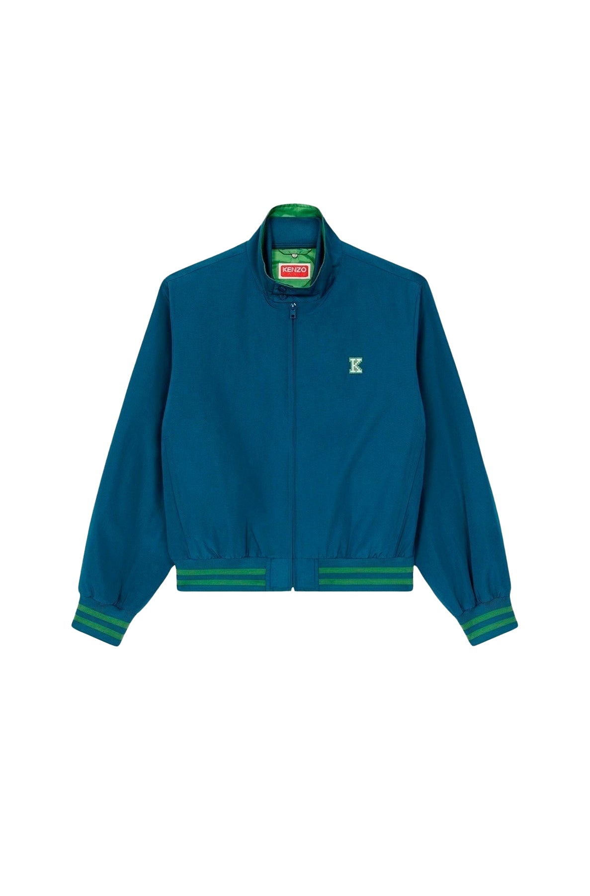 Kenzo Pixel Harrington Jacket - Duck Blue