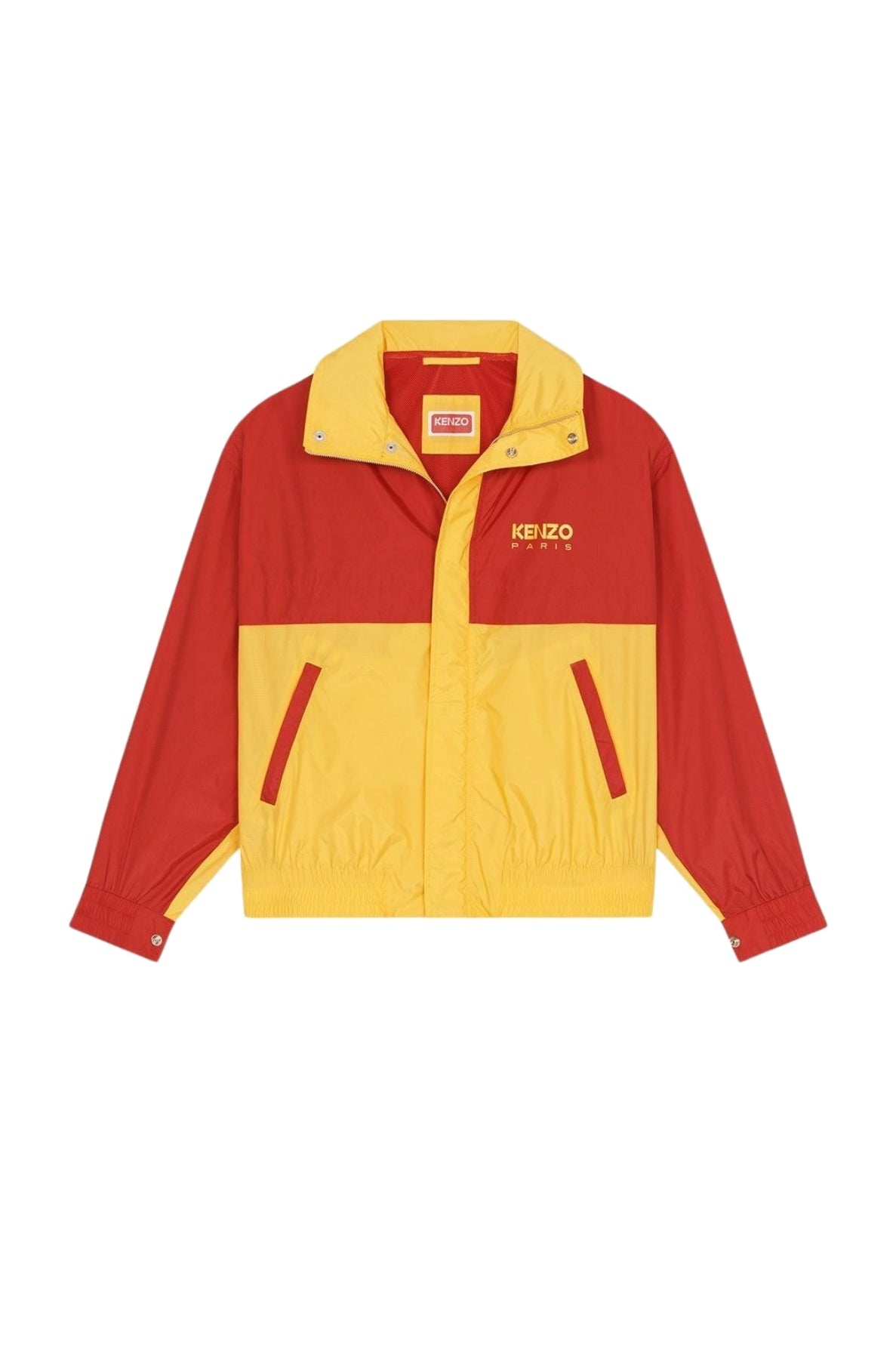 Windbreaker with stand-up collar - Golden Yellow