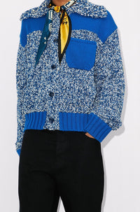 Cardigan Fisherman - Midnight Blue