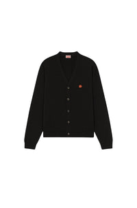 Cardigan Boke Flower en laine - Black