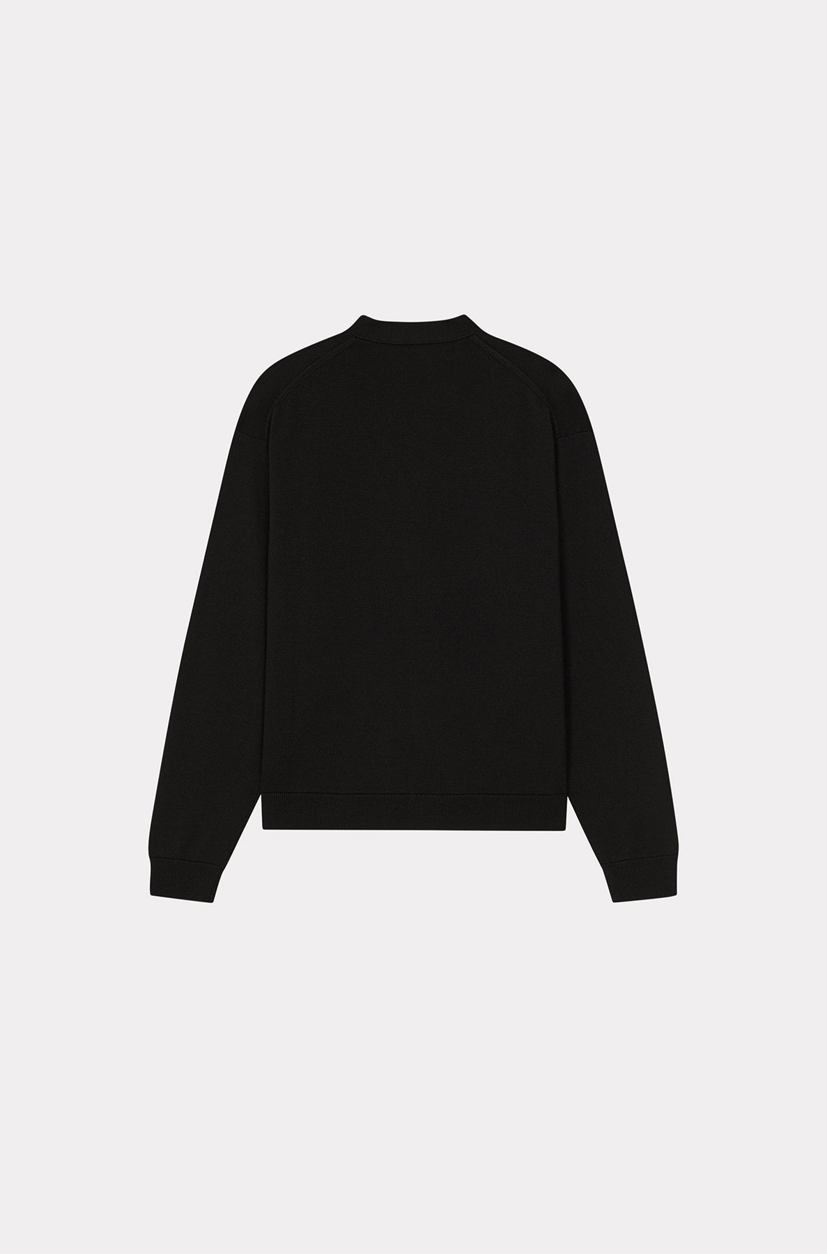 Cardigan Boke Flower en laine - Black