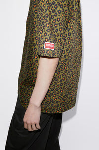 Chemise hawaïenne Hana Leopard - Khaki