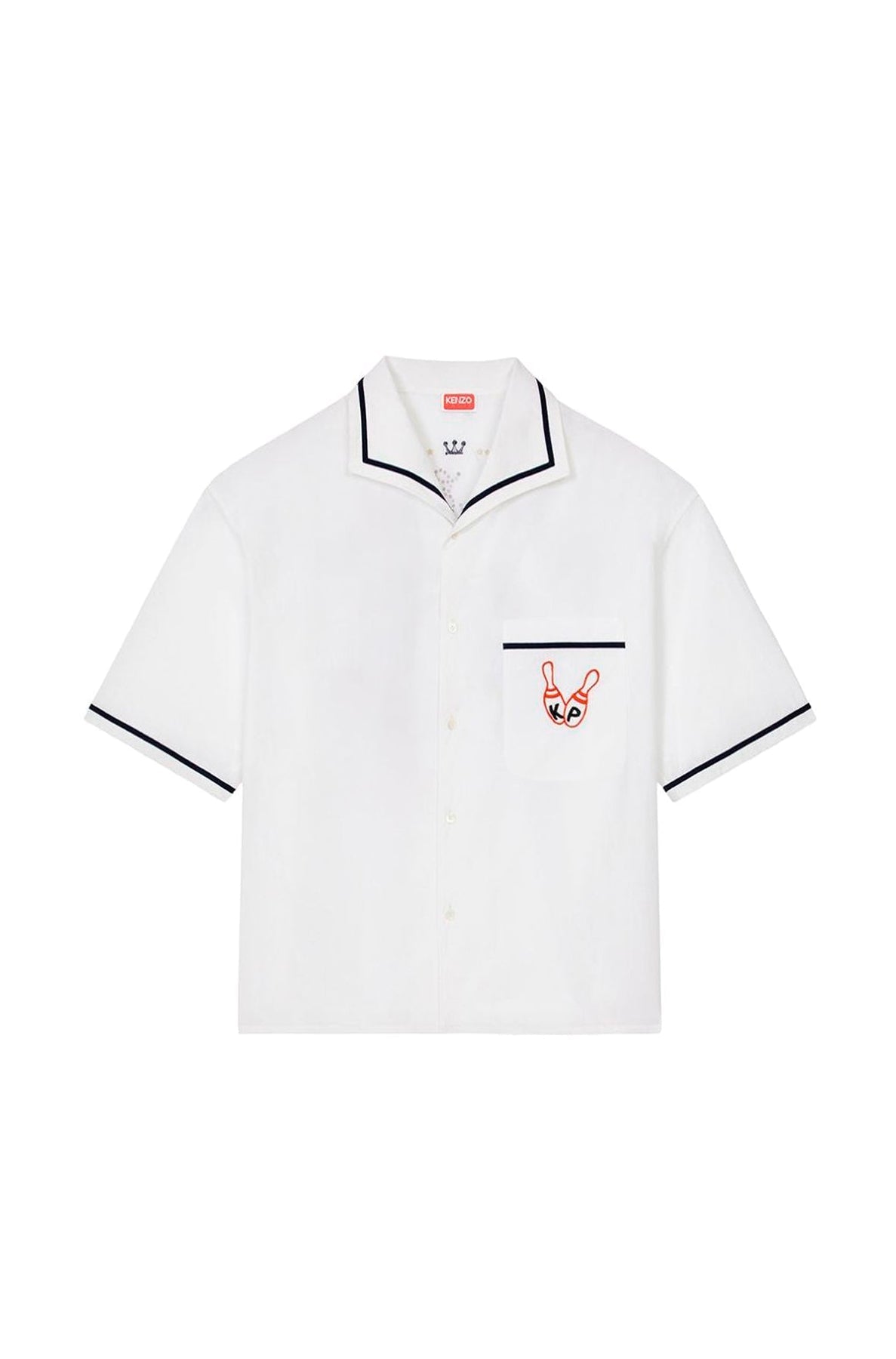 Chemise hawaïenne Bowling Elephant - Off White