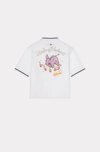 Chemise hawaïenne Bowling Elephant - Off White