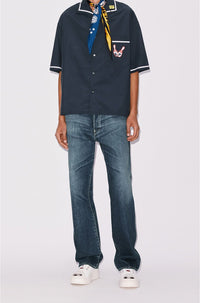Chemise hawaïenne Bowling Elephant - Midnight Blue