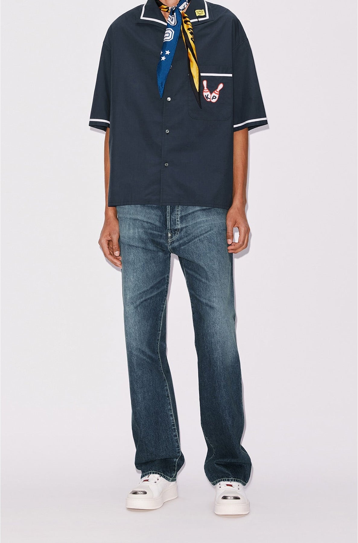 Chemise hawaïenne Bowling Elephant - Midnight Blue