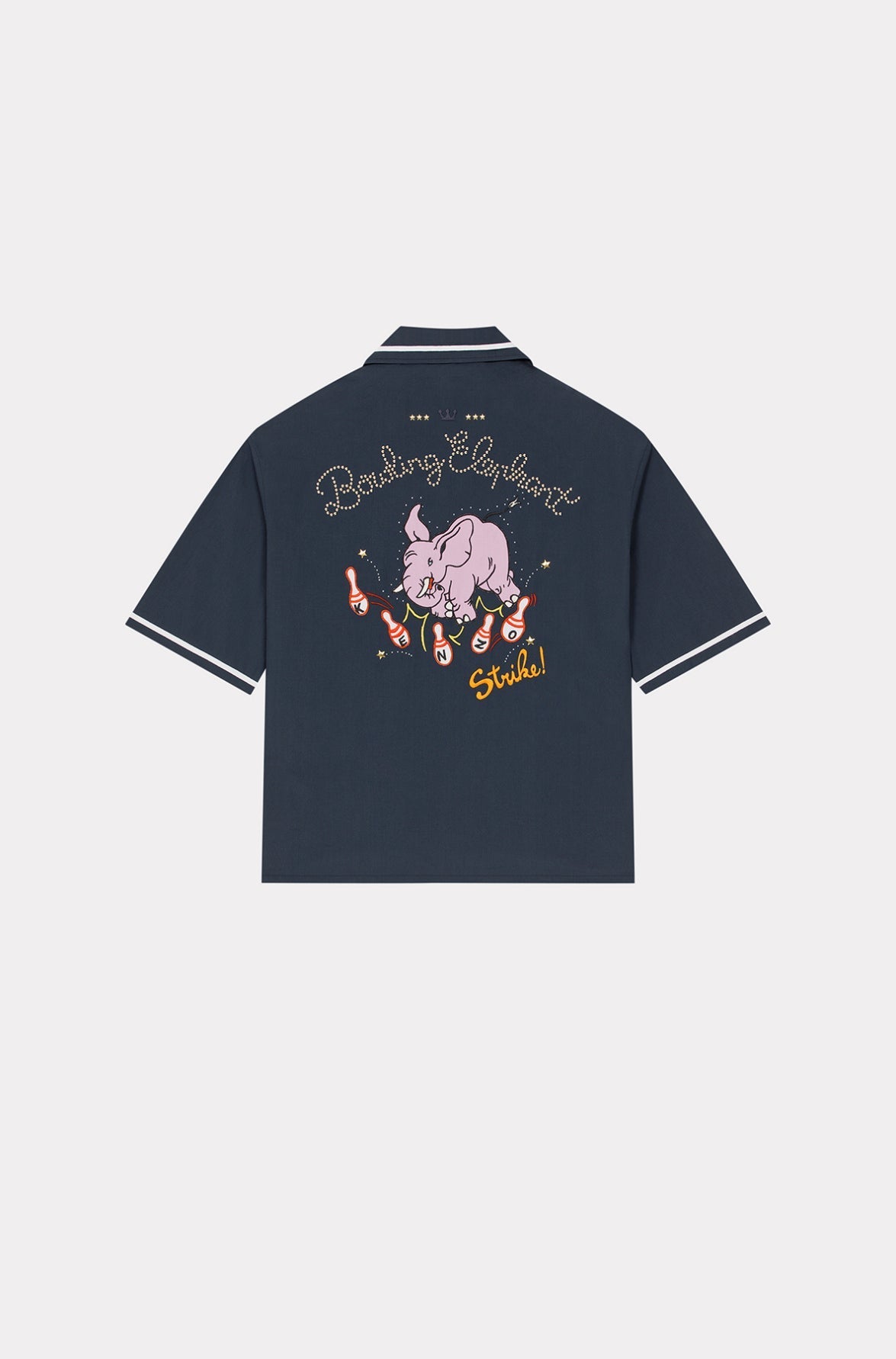 Chemise hawaïenne Bowling Elephant - Midnight Blue