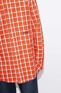 Casual checked shirt - Medium Red