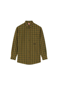 Chemise casual à carreaux - Khaki