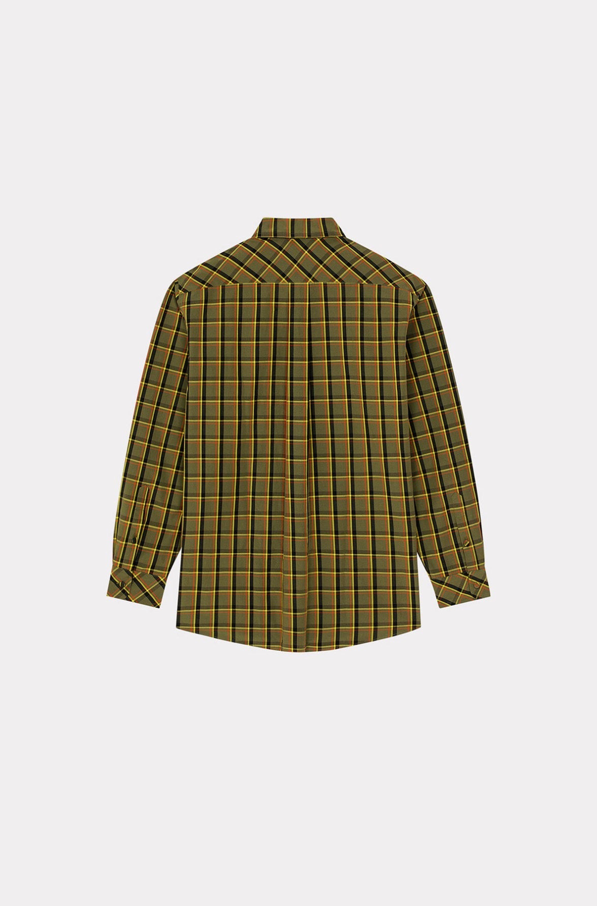 Chemise casual à carreaux - Khaki