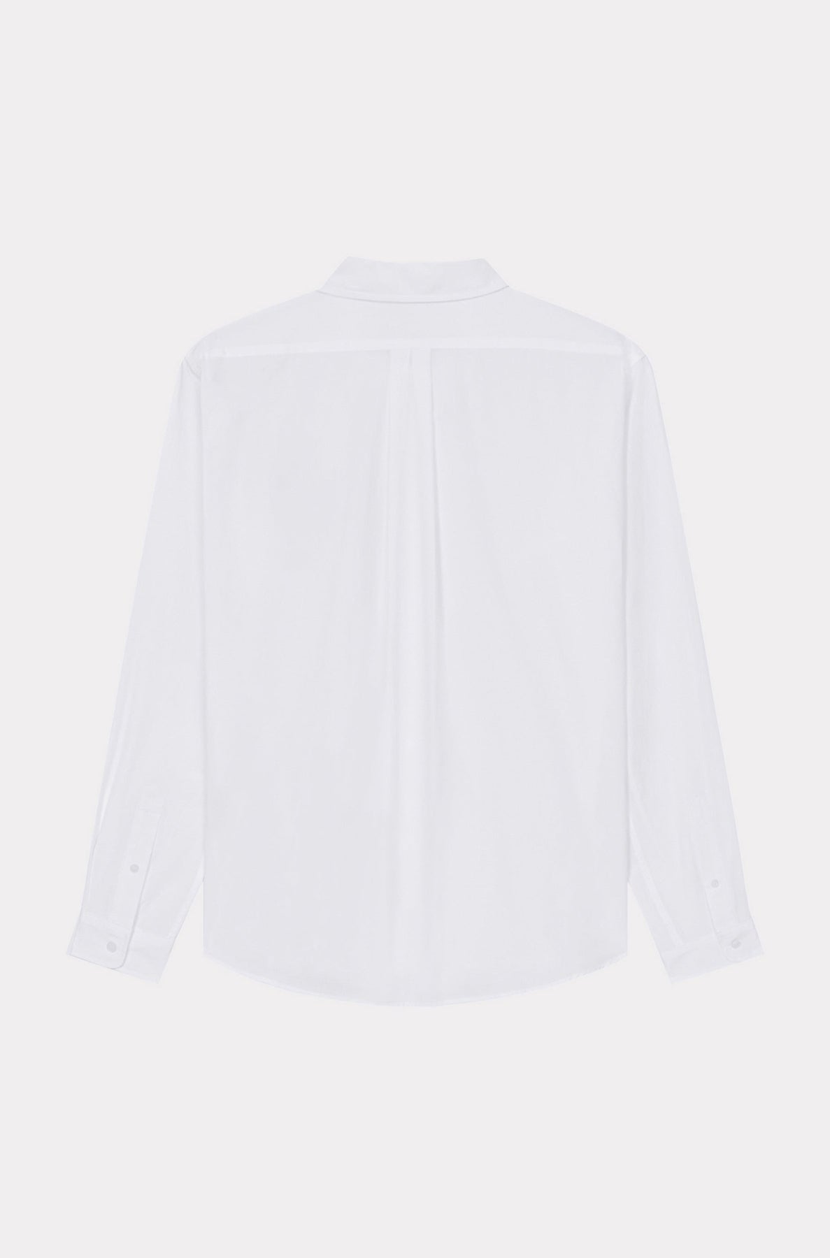 Chemise casual brodée Boke Flower - White