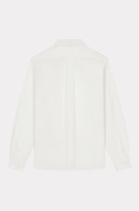 Chemise casual brodée Boke Flower - White