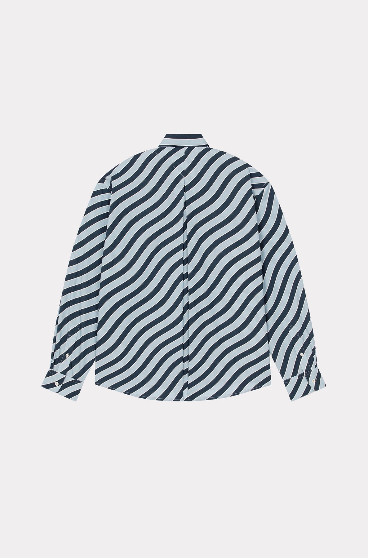 Chemise décontractée "Wavy Stripe" - Light Blue