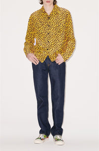 Chemise décontractée "Hana Leopard - Golden Yellow