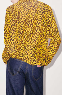 Chemise décontractée "Hana Leopard - Golden Yellow
