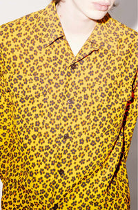 Chemise décontractée "Hana Leopard - Golden Yellow
